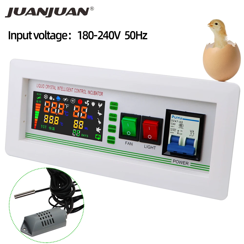 XM-18SD Multifunction Incubator Controller Automatic Temperature Humidity Controller For Chicken Duck Goose Egg Hatching 30% off