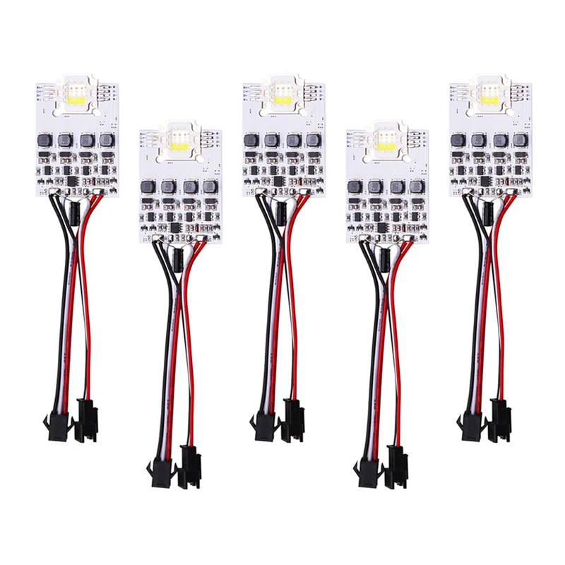 

8pc/lot RGBW 12W 3000K/6000K high power UCS2904 led pixel module DC12V RGB addressable high power pixel module light