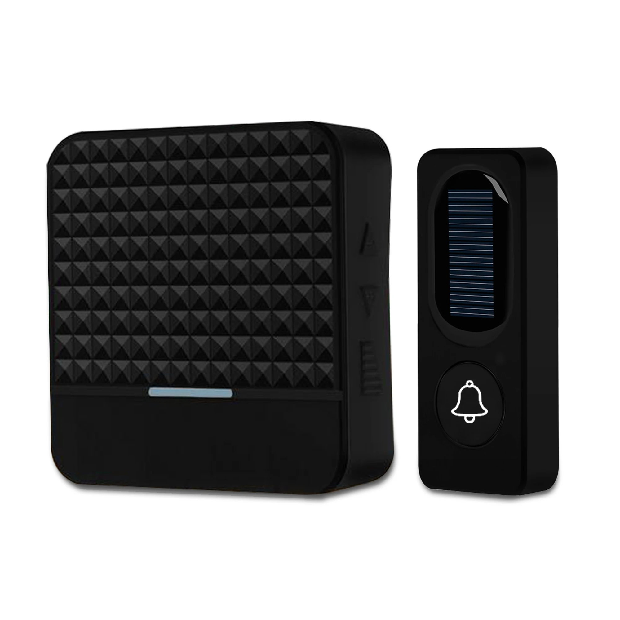 Solar Wireless Doorbell Low Power Home IP65 Waterproof 300M Door Bell Chime Outdoor Doorbells