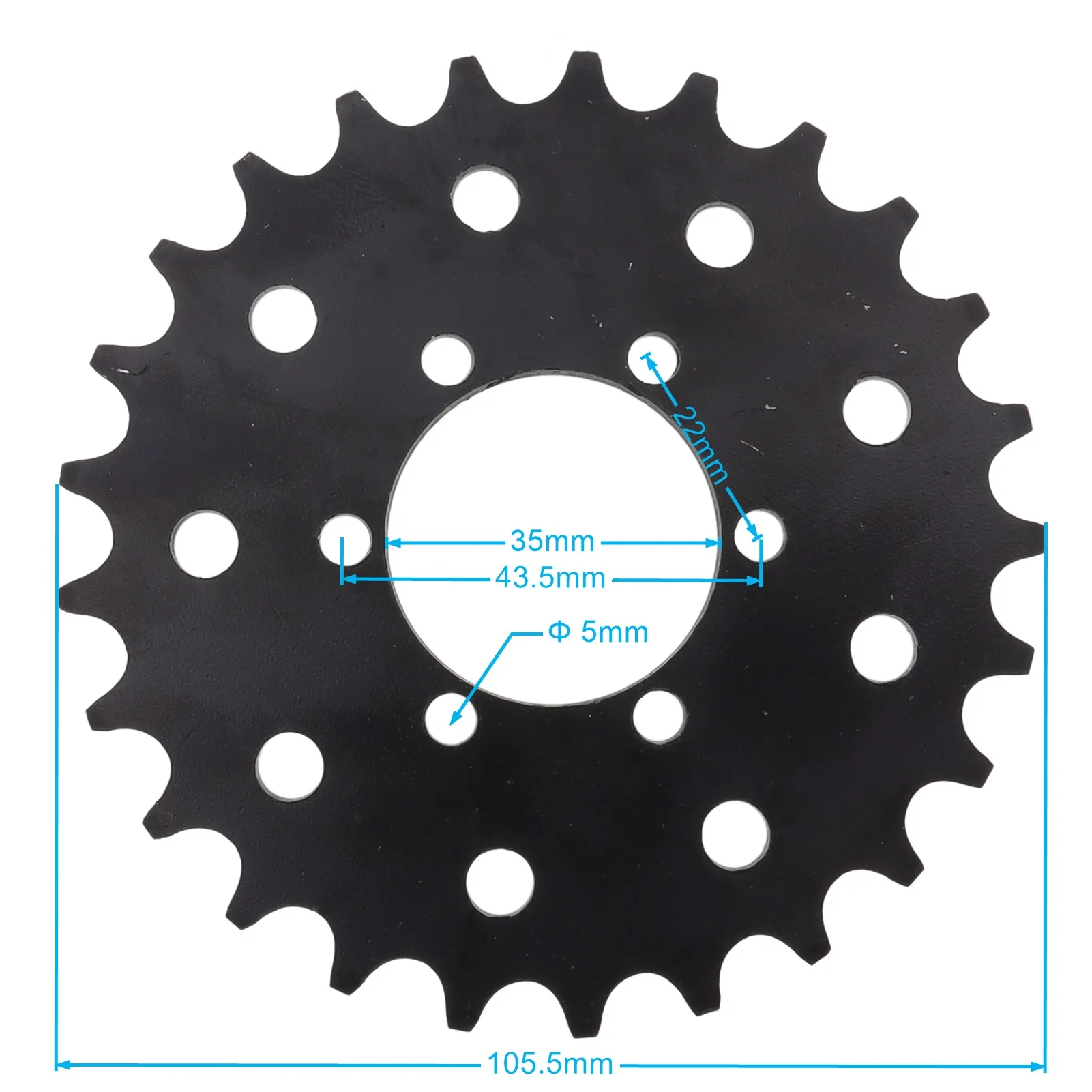 35mm 410 25T Teeth Chain Sprocket Cog for Bicycle Electric Scooter