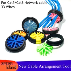 New Cat5 Cat6 Cable Comb for Cable Management Tool for wire organizing Cable straightener tool Category Cable & Wire Organizer