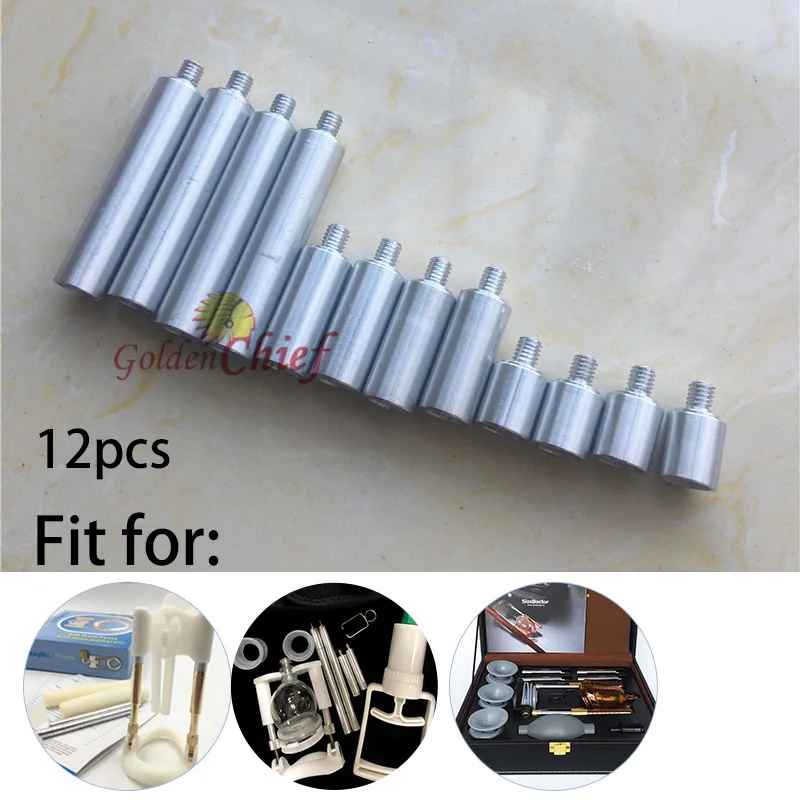 12pcs Metal Screw Rods Kits part Accessories Hydro Upgrade Penis Enlargement for Our EasyMax & Size Master  Device