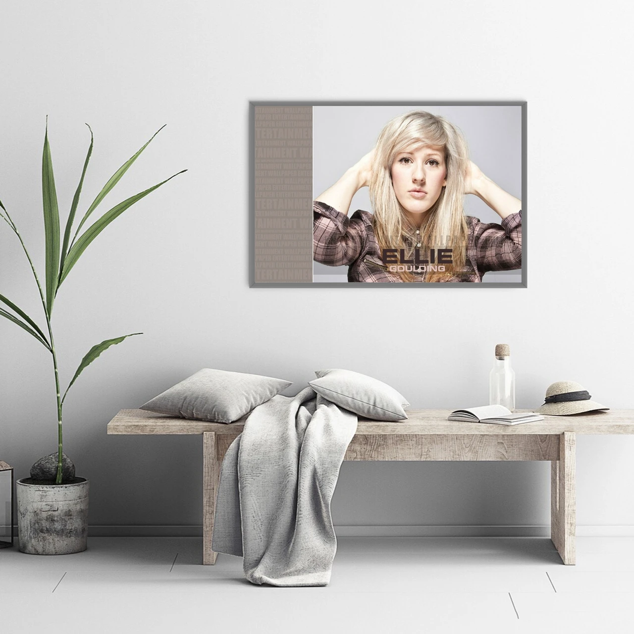 Ellie Goulding Poster Music Singer Star Rapper Art Photo Canvas Album Cover Poster Print Home Decor Wall Painting (No Frame)