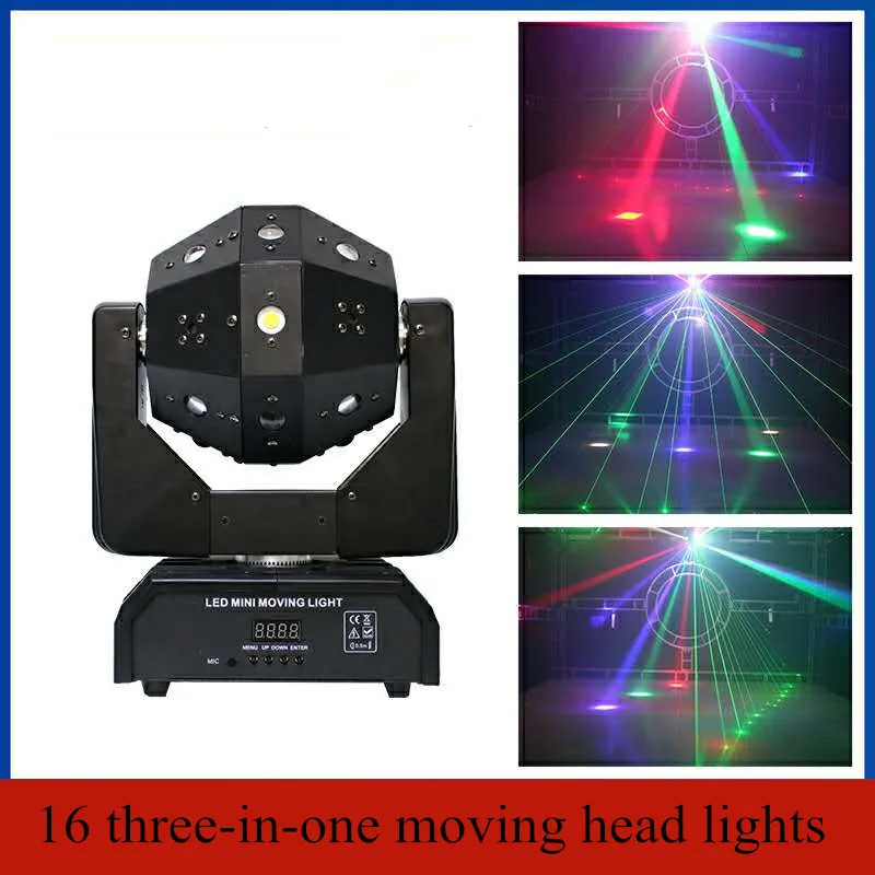 

Powerful Unlimited Rotate Dj Laser Disco Led Strobe 3 IN 1 Moving Head Light Good Effect Use For Party KTV Night Club Bar