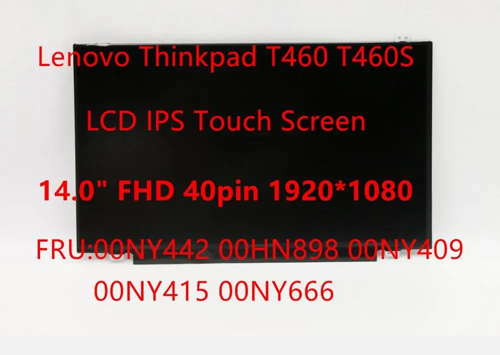 New Original LP140WF5 (SP)(K1) For Lenovo ThinkPad T460 T460S Laptop LCD Touch screen 14.0