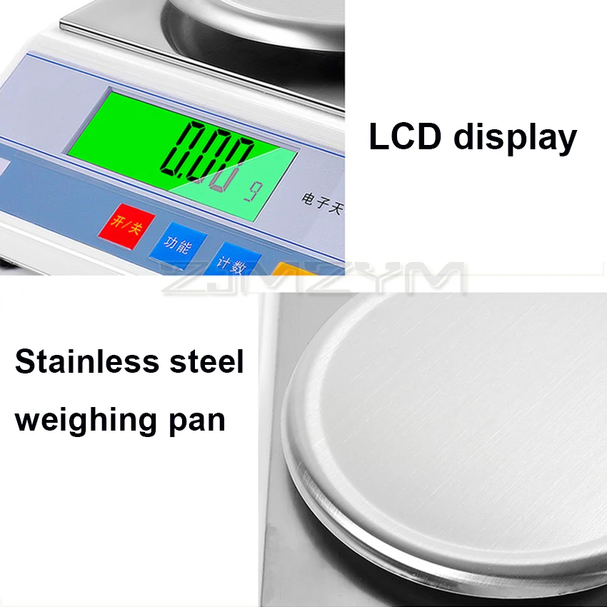 300/600/1000g Electronic Balance High Precision 0.01g Digital Electric Jewelry Gram Gold Gem Coin Lab Bench Balance Scale BT457B