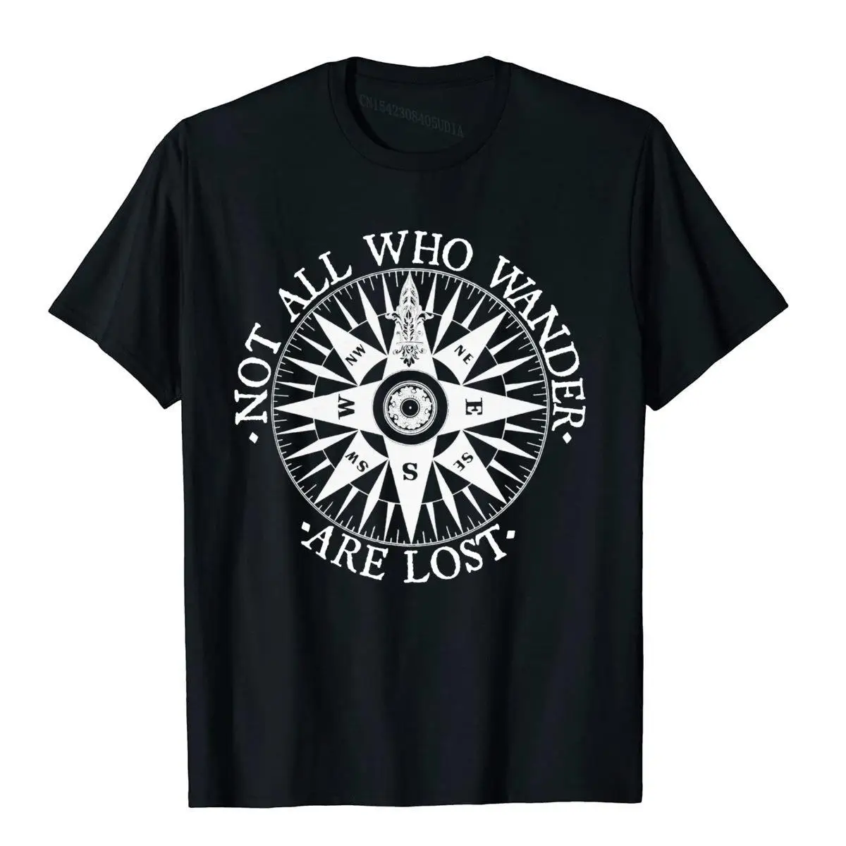 Not All Who Wander Are Lost T-Shirt Traveler Tee For Nomads Cotton T Shirt For Men High Street Tops & Tees Wholesale Gift