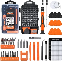 Jeu d'embouts de tournevis magnétiques, réparation de téléphone, dispositif de réparation de PC, outils à main, Torx Hex, 140 en 1, 135/122 en 1