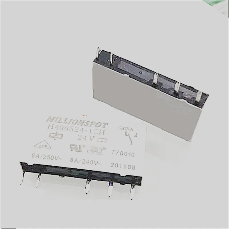 

HOT NEW H400S24-1CH H400S24 1CH H400S241CH 24VDC DC24V 24V 6A 4V car auto relay 5PIN