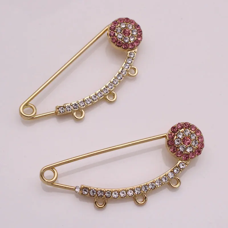 muslim blue brooch pink Pin 2 pcs /lot