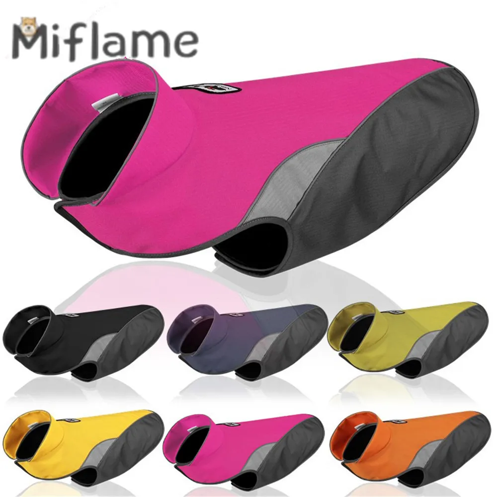 

Miflame Patchwork Pet Clothes Casual Large Dogs Soft Jacket Doberman Border Collie Golden Retriever Coat Winter Warm Dog Costume