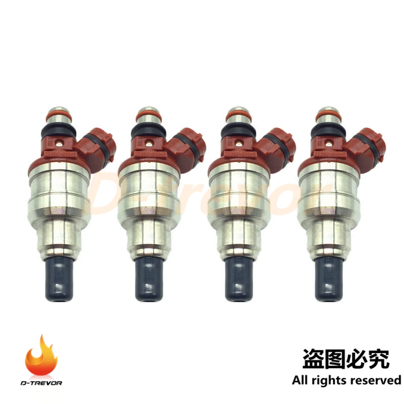 

4pcs 23250-35040 Fuel Injectors Nozzle For 1988-1995 Toyota 4Runner Pickup T100 22RE 2.4L 2.7L 3.0L 23209-35040