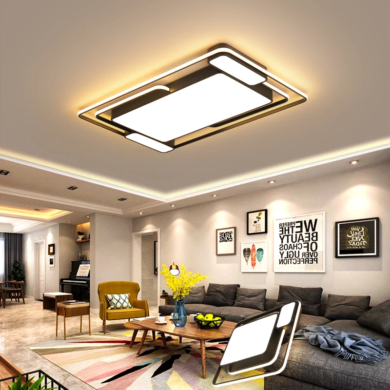 

LED Chandeliers With Remote For Studyroom Kitchen Dining Room Living Room Coffee Bar Office Villa Foyer Indoor Lightning Lamps