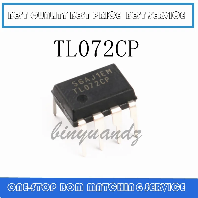 50PCS TL072CP DIP8 TL072 DIP TL072CN DIP-8