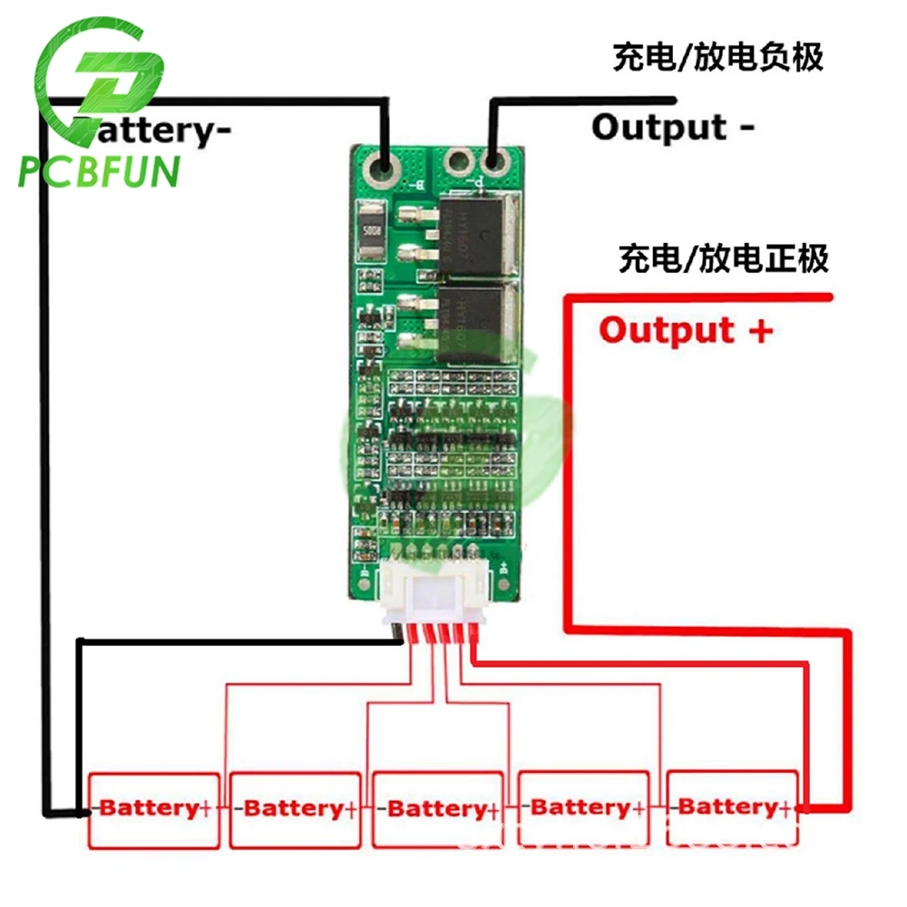 1S 2S 3S 4S 5S 6S 2.5A 3A 15A 25A 30A Li-ion Lithium Battery 18650 Charger Protection Board 3.7V 7.4V PCB BMS For Lipo Battery