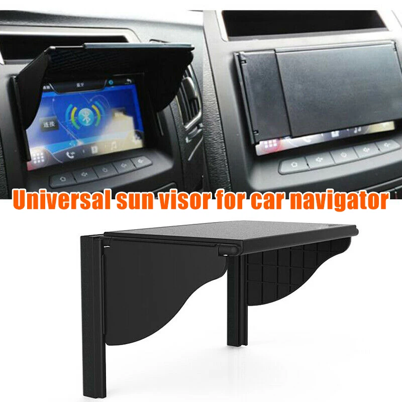 

Spot Universal Car Navigation Sun Shade Visor GPS Sun Shade Cover Anti Glare and Reflection for Cars Navigator Car Styling