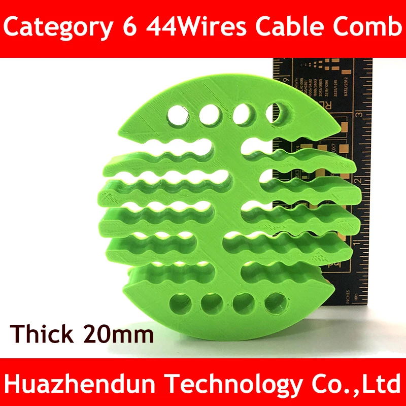 Cat6 44Holes Network cable Orangizer New Category Ethernet Cables Arrangement Tool Wire Harness  For Computer room Strong 2cm