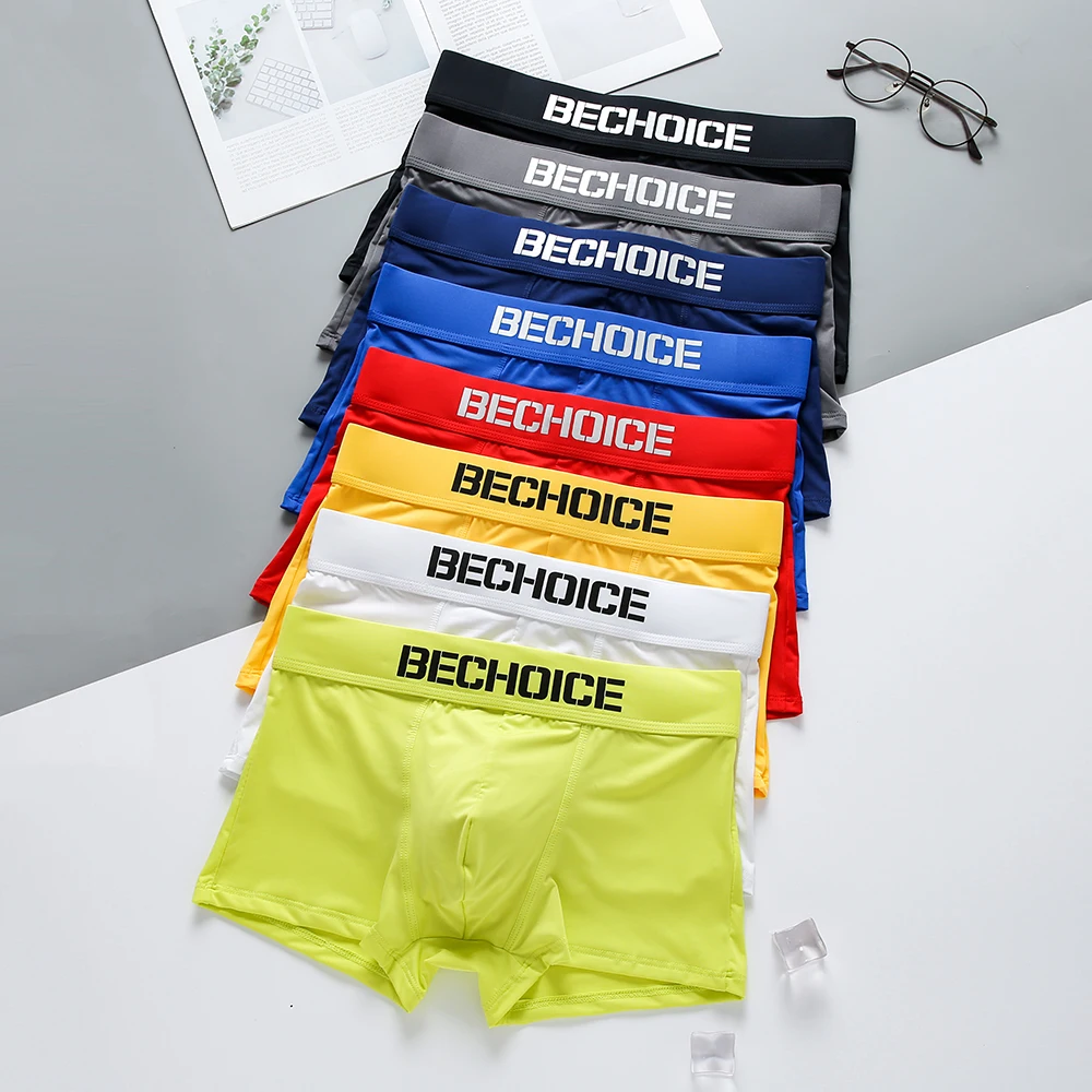 Dropshipping Fashion Simple Men Underpants Fashion Sexy Men Underwear Comfortable Cotton Men Boxer Briefs New Arrival Underpants