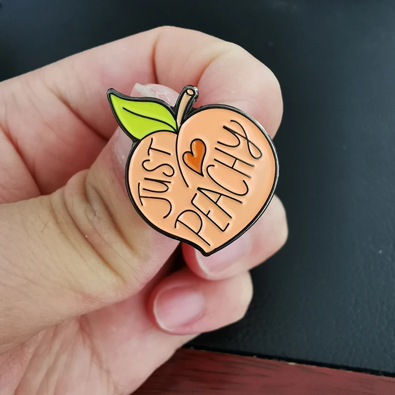 Vegetarian fruit pin