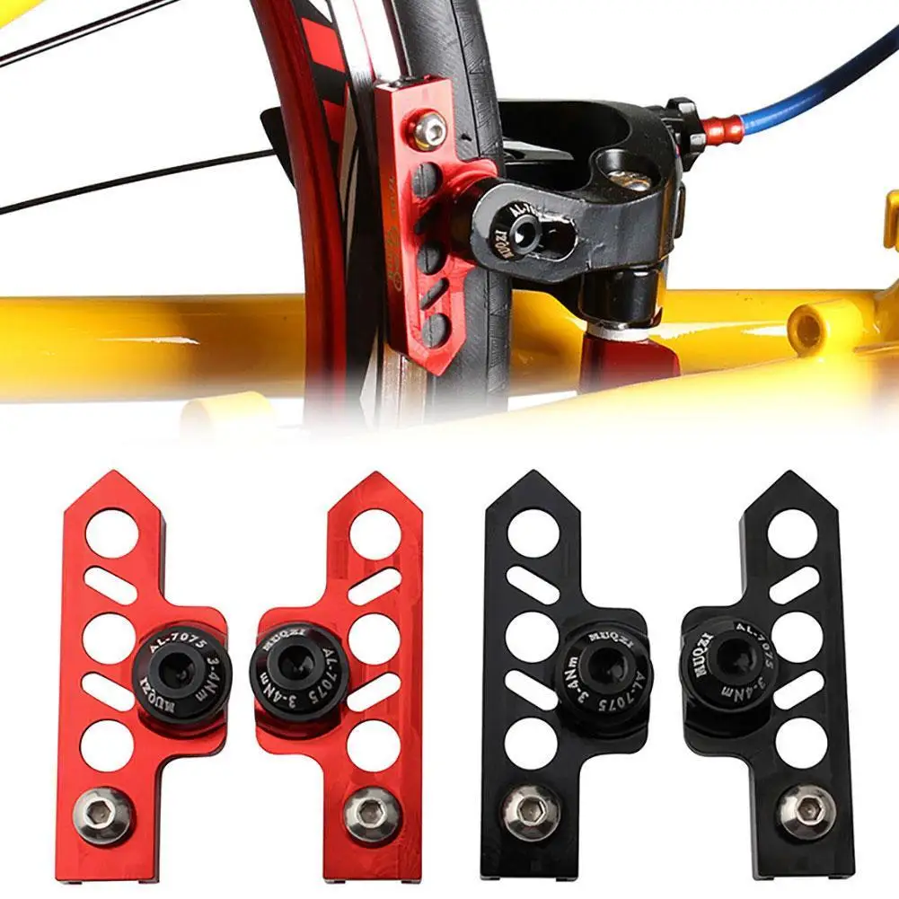 1 Pair Folding Bicycle Road Bike Extend Brake Pad Seat Drawer Type C Clamp Block