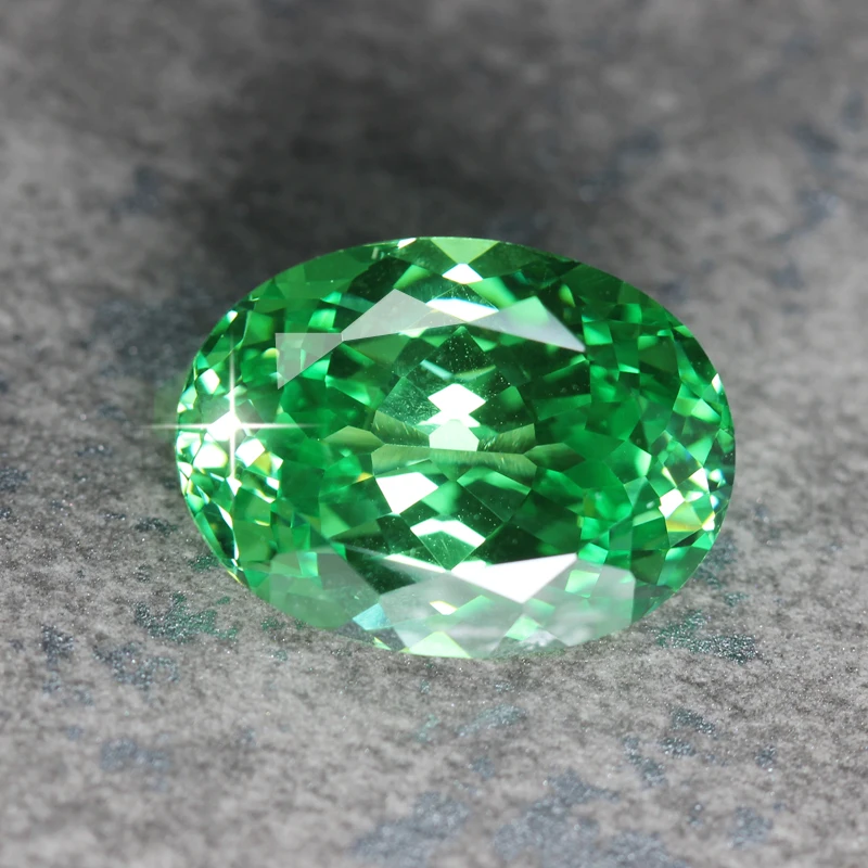 New Tsavorite green garnet faceted created gemstone many cuttings beads for jewelry making DIY gem stone loose gemstones