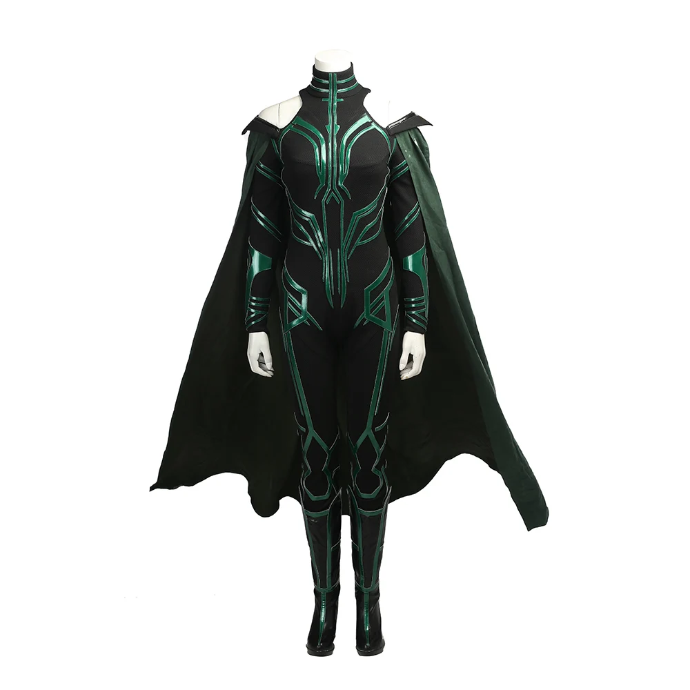 Thor 3 Death Goddess Costume Thor Ragnarok Cosplay Costume Set Goddess of Death Hela Costume full set