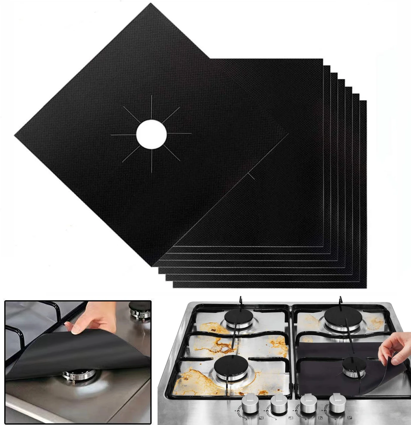 

Stove Protector Cover Liner Gas Stove Protector Gas Stove Stovetop Burner Protector Kitchen Accessories Mat Cooker Cover Mat Pad