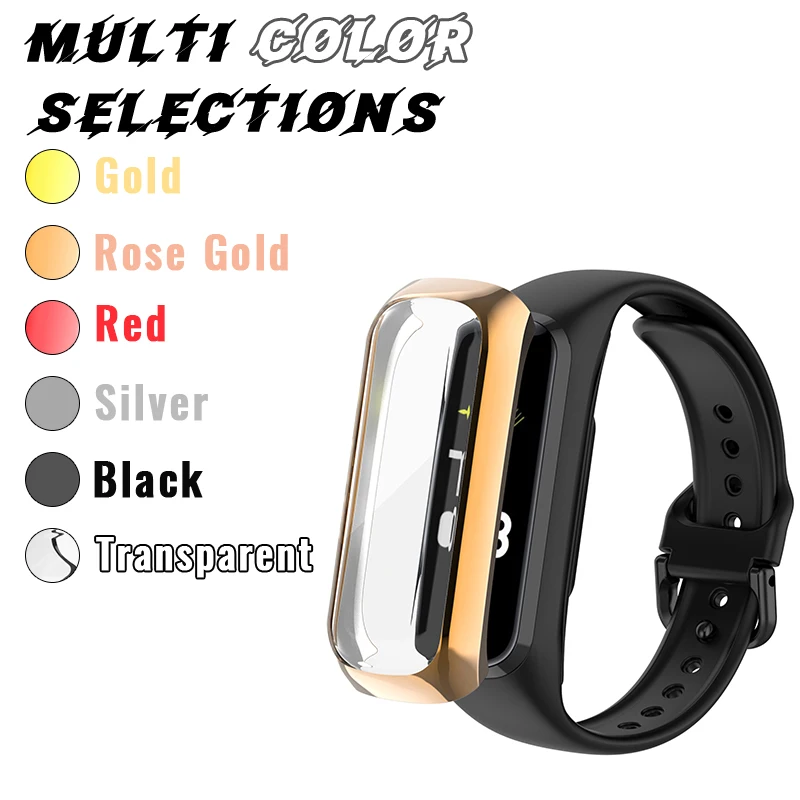 PC Case For Samsung Galaxy Fit 2 SM-R220 Full Coverage Electroplated Metallic Luster Protective Cover Shell Bumper Accessories