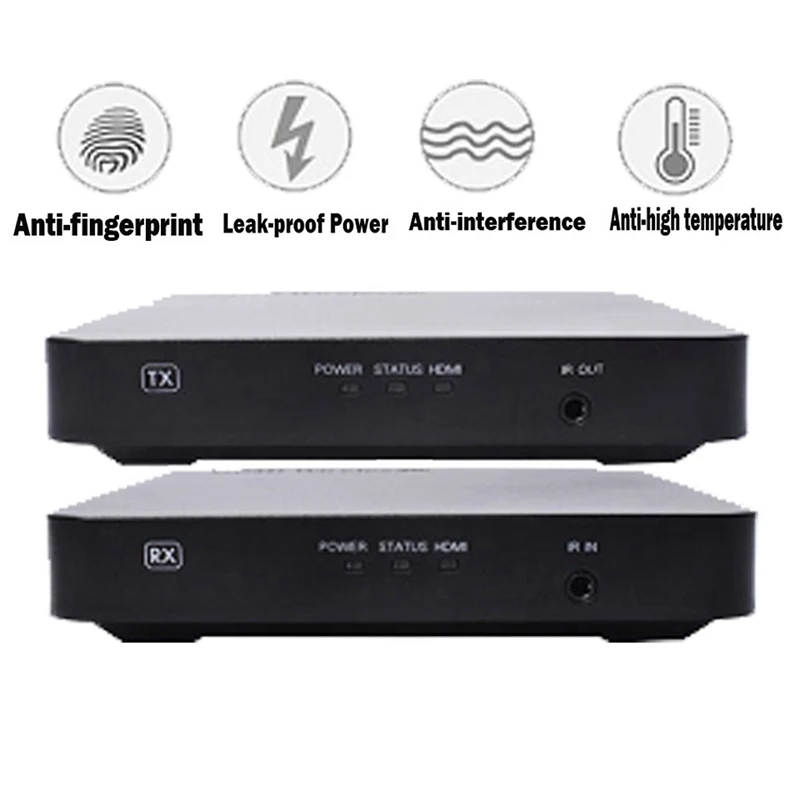 5GHz transmisja bezprzewodowa przedłużacz HDMI nadajnik-odbiornik konwerter wideo 100M 200M bezprzewodowy Wifi HDMI nadawca DVD PC do telewizora