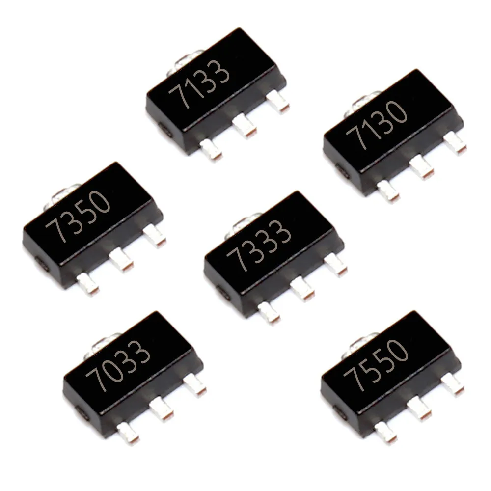 TAI 20PCS SOT-89 HT7033 HT7130 HT7133 HT7333 HT7350 HT7550