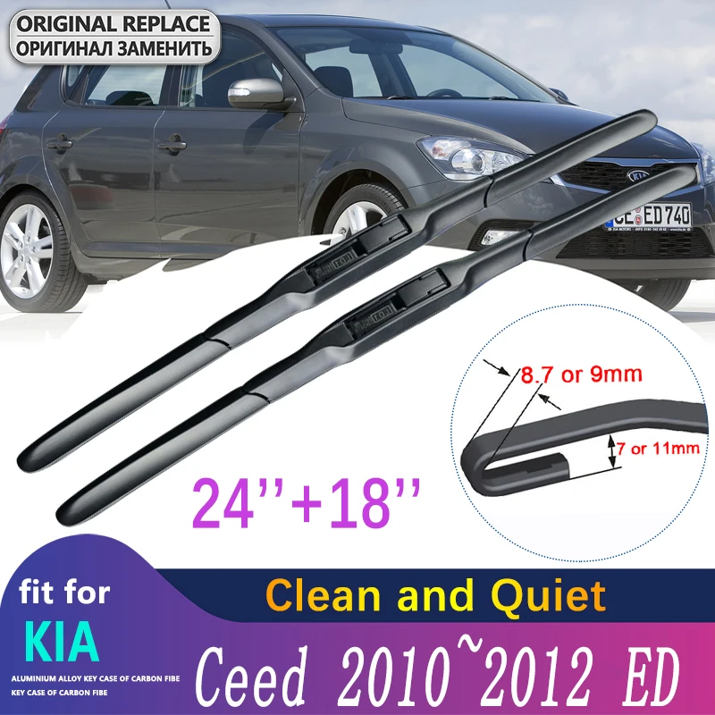 

for KIA Cee'd Ceed 2010 2011 2012 ED Front Windscreen Windshield Wipers Blades Car Accessories Stickers Car Wiper Blade