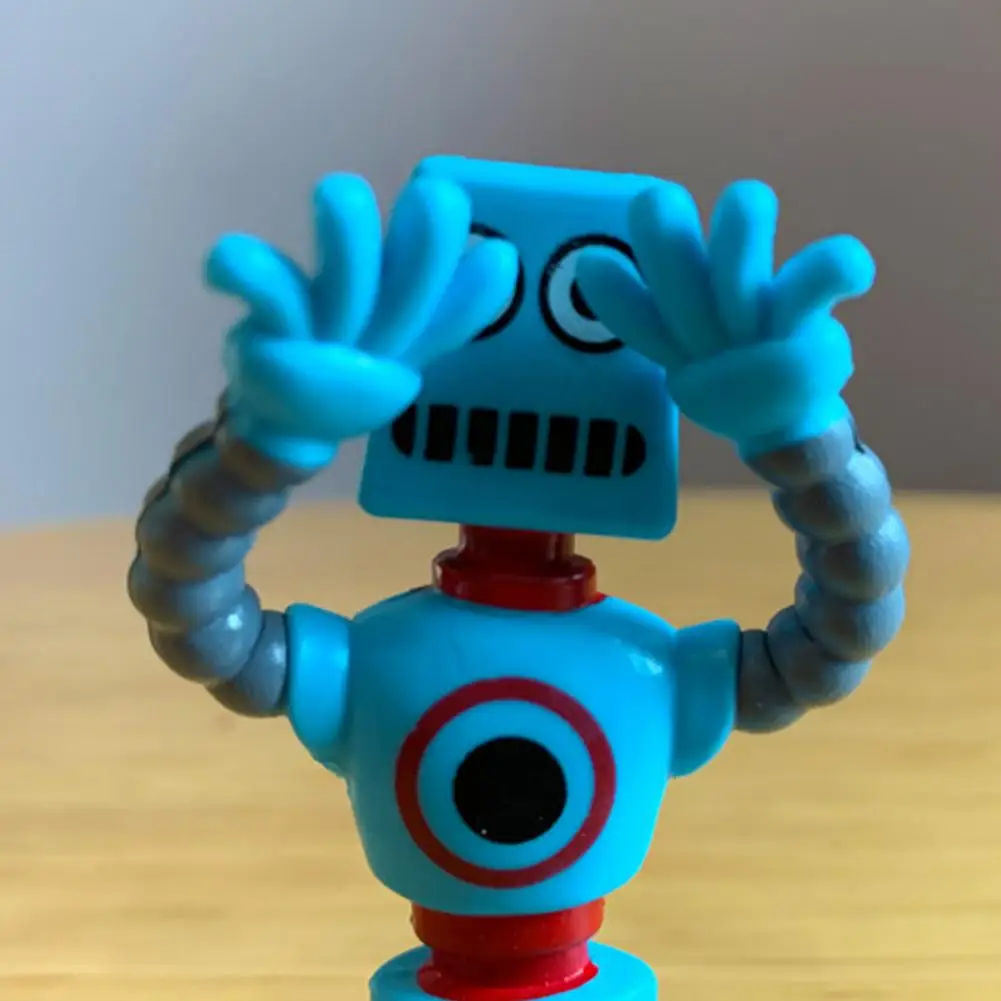 Robot de alambre trenzado y deformado para niños, muñeca villana que cambia de color, divertido juguete de descompresión para niños, regalo divertido