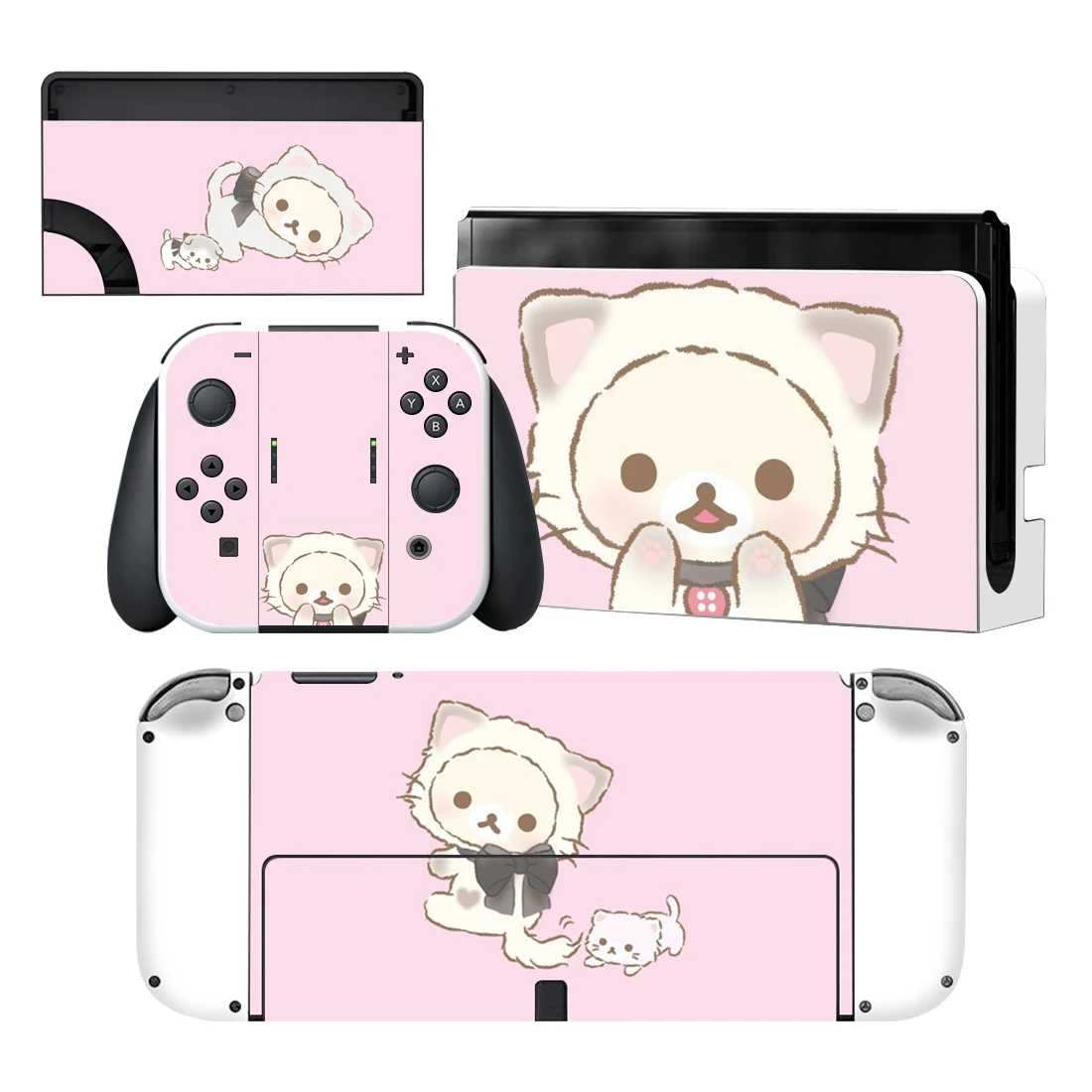 Rilakkuma Korilakkuma Nintendoswitch Skin Cover Sticker Decal for Nintendo Switch OLED Console Joy-con Controller Dock Vinyl