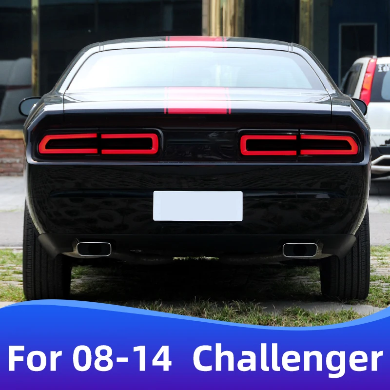 Suitable for 2008-2014 Dodge Challenger tail light assembly Hellcat modified LED light guide driving light turn signal