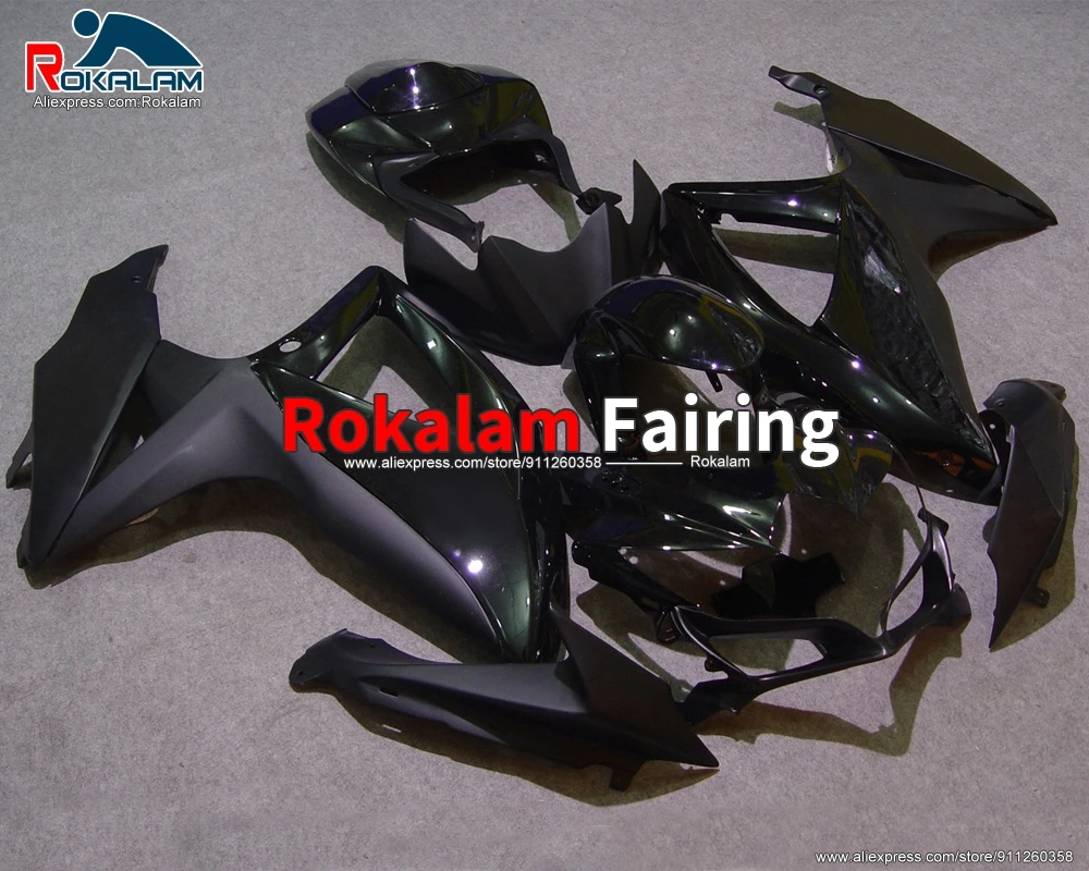 

Aftermarket Fairings For Suzuki GSXR600 GSXR750 K8 2008 2010 GSX-R750 09 GSX-R600 Black Autobike Cowling (Injection Molding)