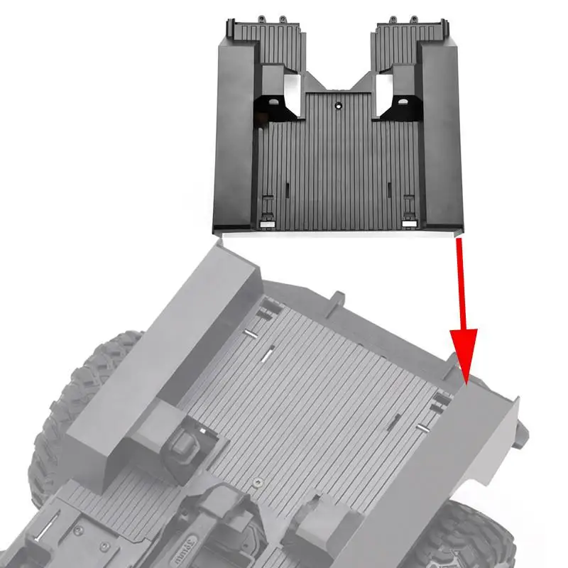 

For Trax TRX-4 Defender Integrated rear wheel cover TRX4 rear floor, rear bucket floor, rear floor, rear compartment G156B