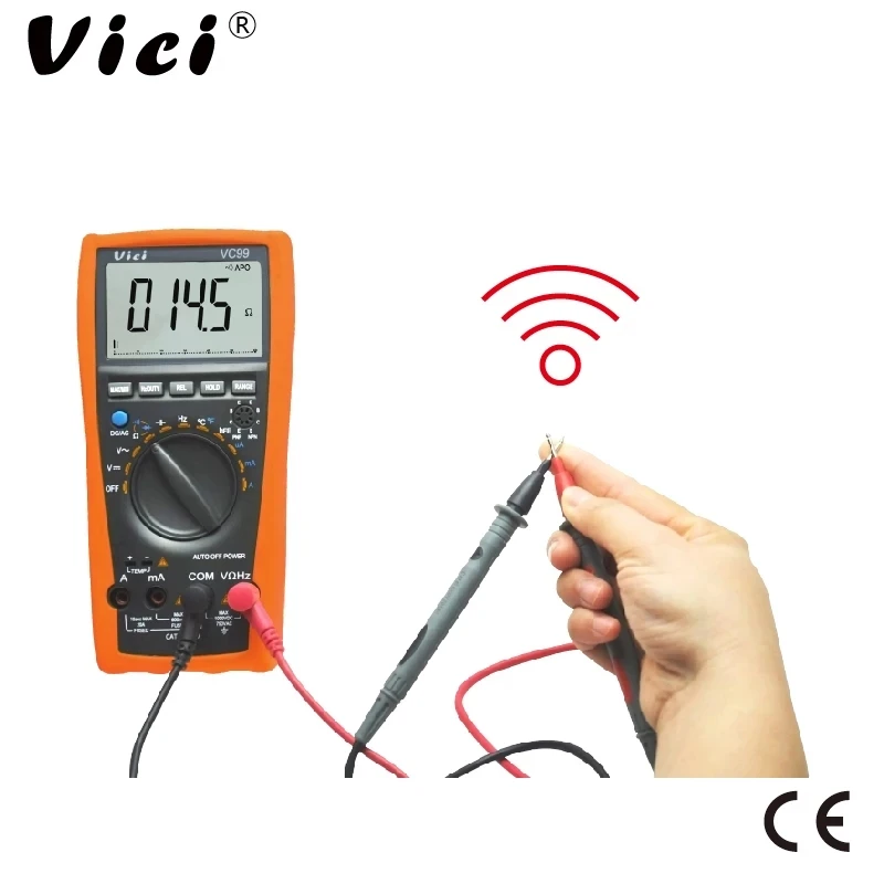 VICI VC99 3 6/7 Auto-range Digital Multimeter DC AC voltage current Resistance Capacitance Meter Tester Ammeter Voltmeter