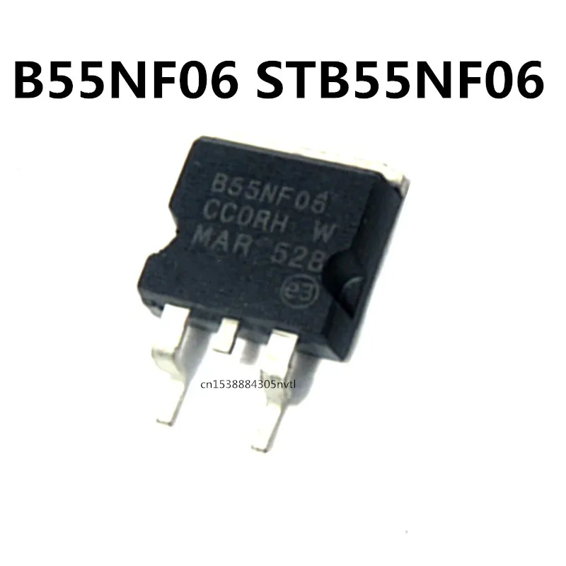 5PCS/  STB55NF06 B55NF06L TO-263