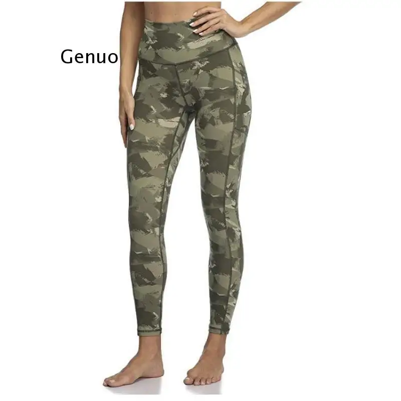 Autumn New Pants Women Fashion Camouflage Printing Empire Leggings Tightening Sports Casual Trousers Standard Pants