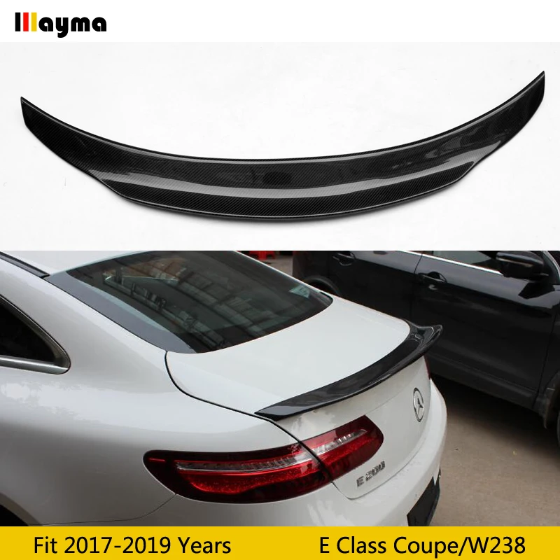 

PSM style Carbon fiber Rear wing spoiler For Benz E class coupe E200 E300 E400 2 door 2017 - 2020 W238 CF Sport rear spoiler