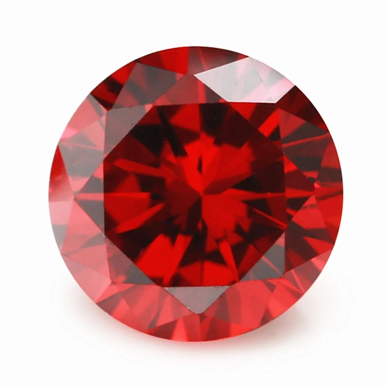 Unheated 10.50 Cts Natural Mined 10mm Sri-Lanka Garnet Ruby Round Cut VVS Gem