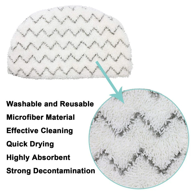 Replacement Washable Steam Mop Pads For Bissell Powerfresh 1940 1544 1440 Steam Mop Model 1544A 2075A 1806 5938 Cleaning Parts