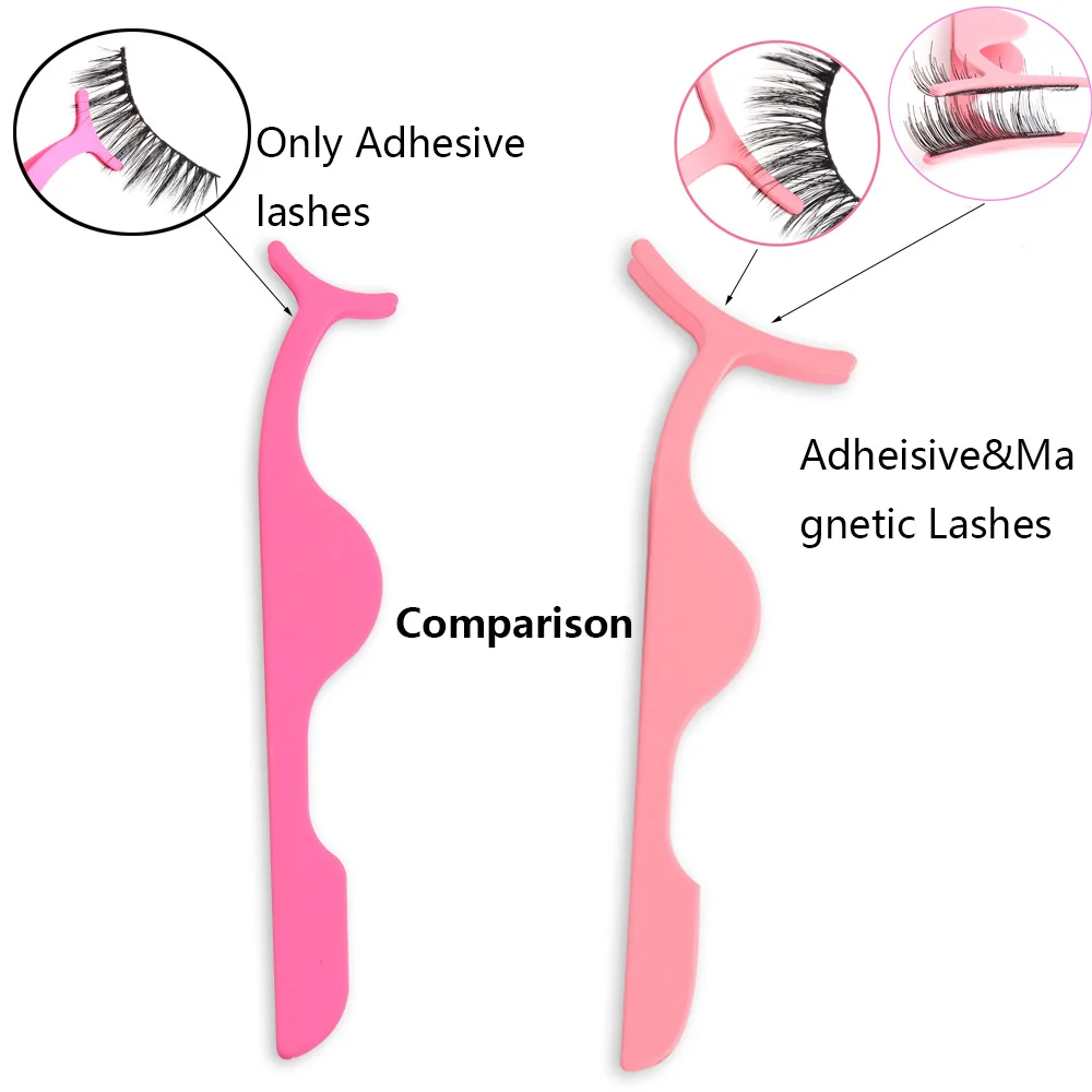 1 sztuk profesjonalne magnetyczne rzęsy rozszerzenie aplikator ze stali nierdzewnej fałszywe rzęsy lokówki pinceta zacisk przybory do makijażu