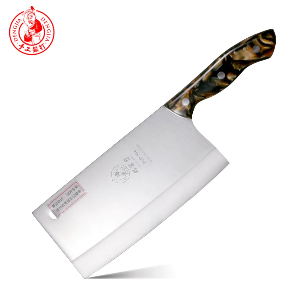 

DENGJIA Forged 9Cr15MoV Stainless-Steel Kitchen Vegetable Knife Chinese Meat Slicer Sharp and Durable