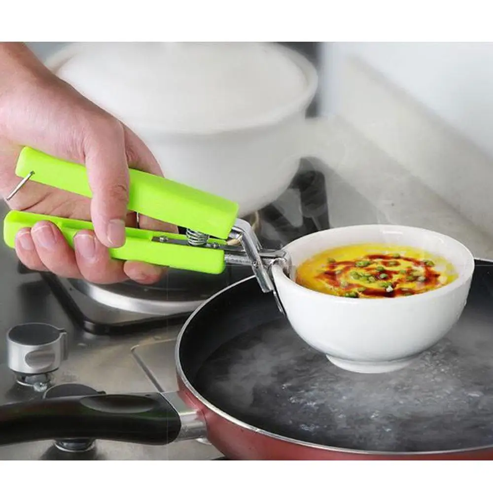 Anti-scalding clip Dish Clamp  Steamer Gripper take bowl clip Microwave Oven Tray Non-Slip Pan Gripper Clip Kitchen Accessories