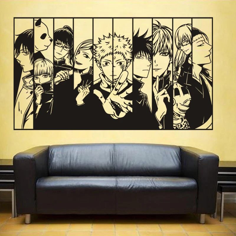 

Jujutsu Kaisen Itadori Yuji decoration for bedroom home decor abstract wall art manga room decor декор на стену