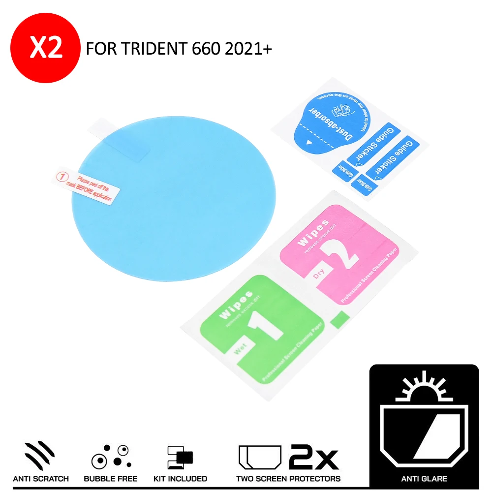 

New 2021 2022 For Trident 660 Motorcycle Accessories electronic dashboard HD protective film For TRIDENT 660 For Trident660