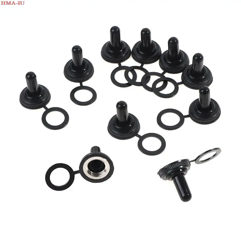 10 pcs 12mm Toggle Switch Waterproof Rubber Resistance Boot Cover Cap