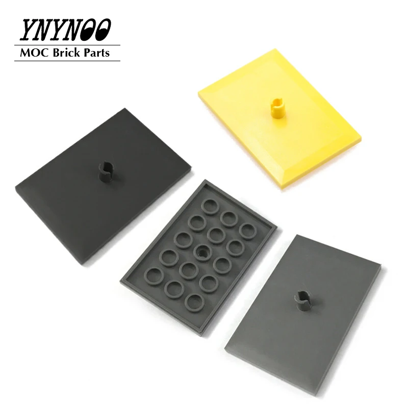 10Pcs/lot MOC Parts Tile Special Cover Plate Train Bogie Plate 10254 City Building Blocks 4025 4092 65441 15604 18626 DIY Toys