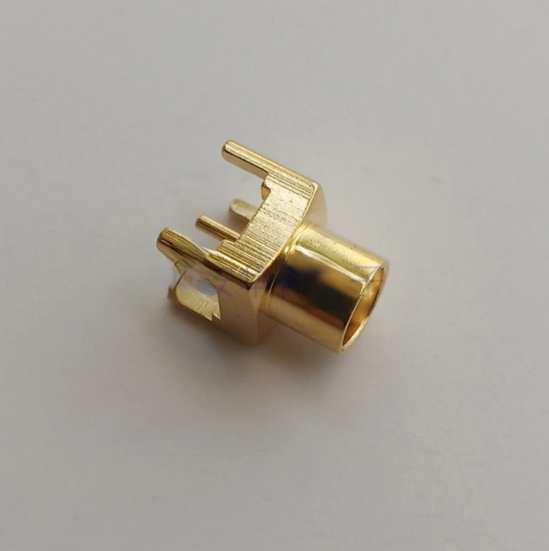 2Pcs SMP RF Connector SMP-JHD7-S Optical Hole Male Header High Frequency SMP-JE Five-corner Welding PCB Board